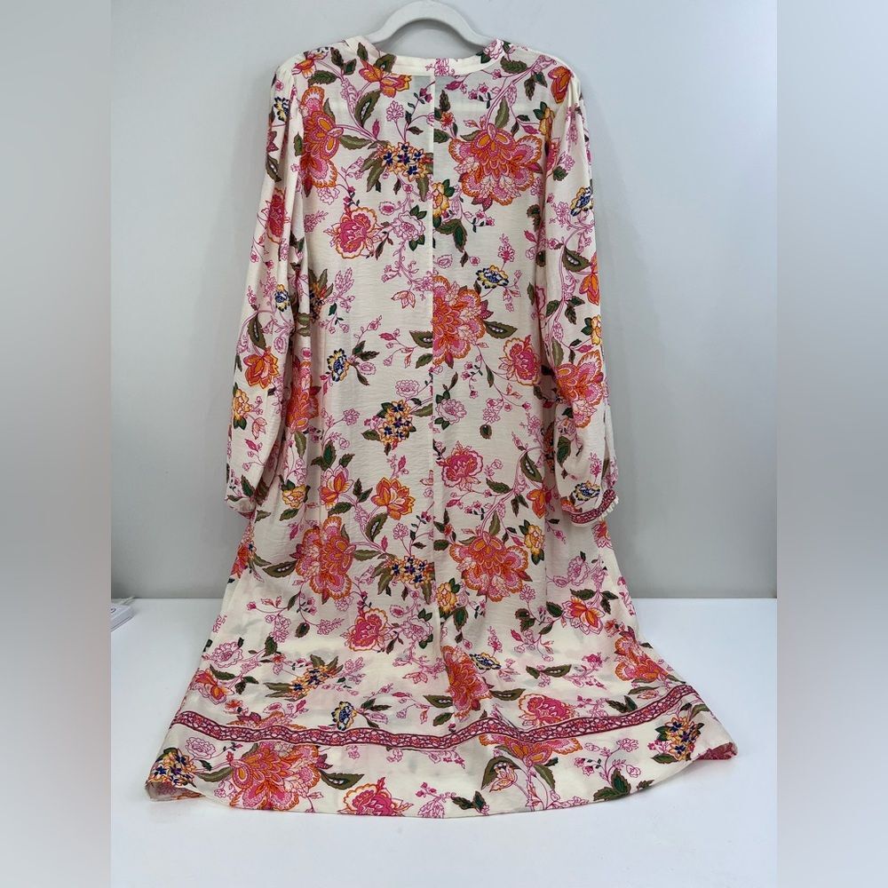 Lane Bryant Long-Sleeve Midi Shirt Overpiece Dress Size 14 - Picture 14 of 16